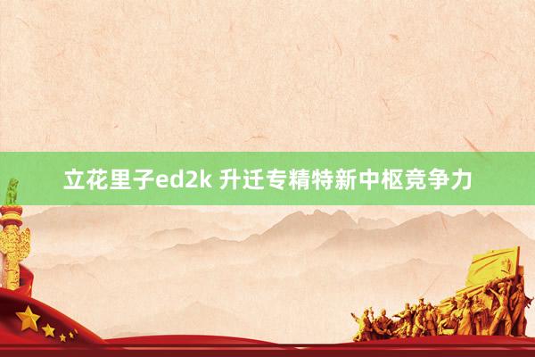 立花里子ed2k 升迁专精特新中枢竞争力