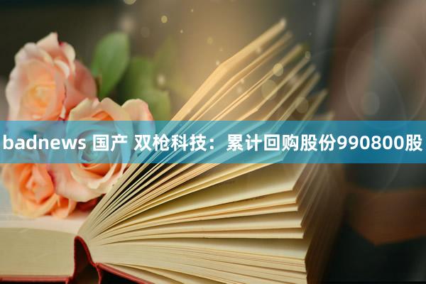badnews 国产 双枪科技：累计回购股份990800股