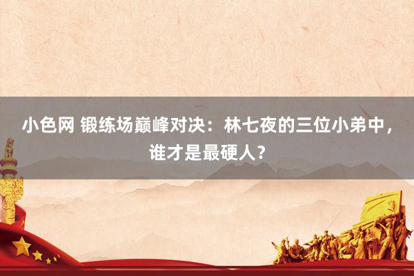 小色网 锻练场巅峰对决：林七夜的三位小弟中，谁才是最硬人？