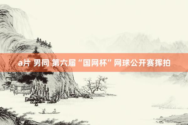 a片 男同 第六届“国网杯”网球公开赛挥拍