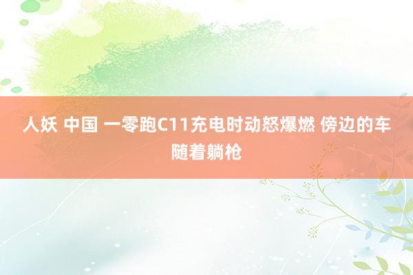 人妖 中国 一零跑C11充电时动怒爆燃 傍边的车随着躺枪