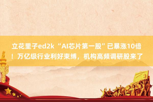 立花里子ed2k “AI芯片第一股”已暴涨10倍！万亿级行业利好束缚，机构高频调研股来了