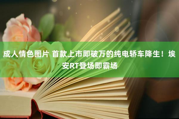 成人情色图片 首款上市即破万的纯电轿车降生！埃安RT登场即霸场