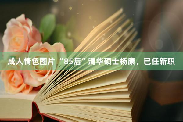 成人情色图片 “85后”清华硕士杨康，已任新职