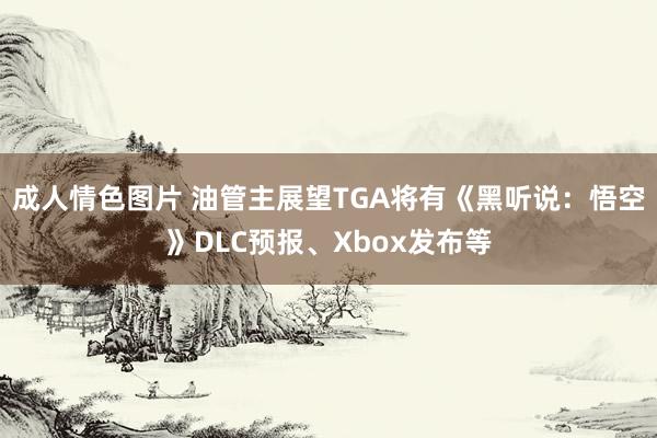 成人情色图片 油管主展望TGA将有《黑听说：悟空》DLC预报、Xbox发布等