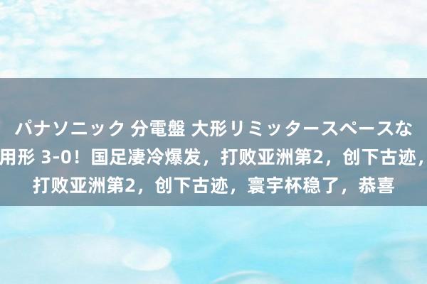 パナソニック 分電盤 大形リミッタースペースなし 露出・半埋込両用形 3-0！国足凄冷爆发，打败亚洲第2，创下古迹，寰宇杯稳了，恭喜