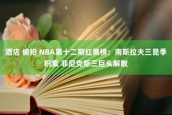酒店 偷拍 NBA第十二期红黑榜：南斯拉夫三昆季积累 菲尼克斯三巨头解散