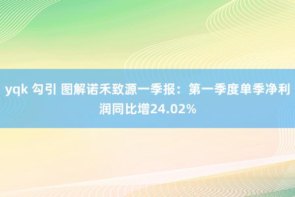 yqk 勾引 图解诺禾致源一季报：第一季度单季净利润同比增24.02%