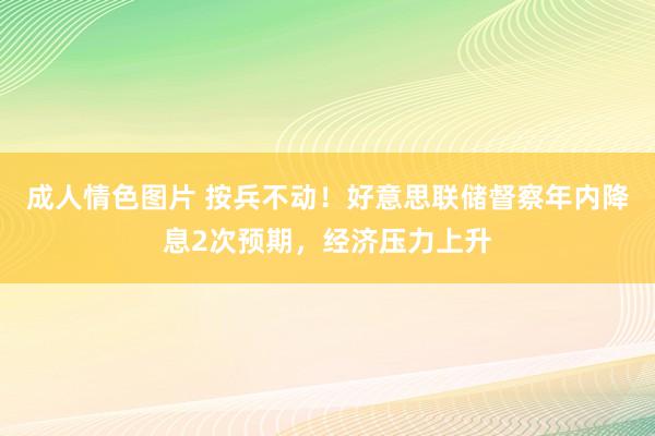 成人情色图片 按兵不动！好意思联储督察年内降息2次预期，经济压力上升