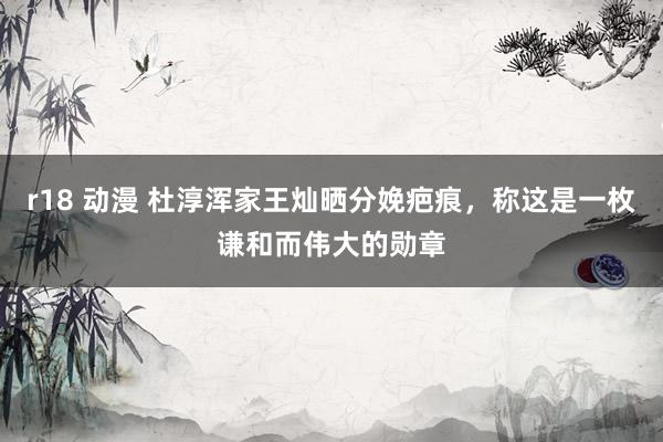 r18 动漫 杜淳浑家王灿晒分娩疤痕，称这是一枚谦和而伟大的勋章